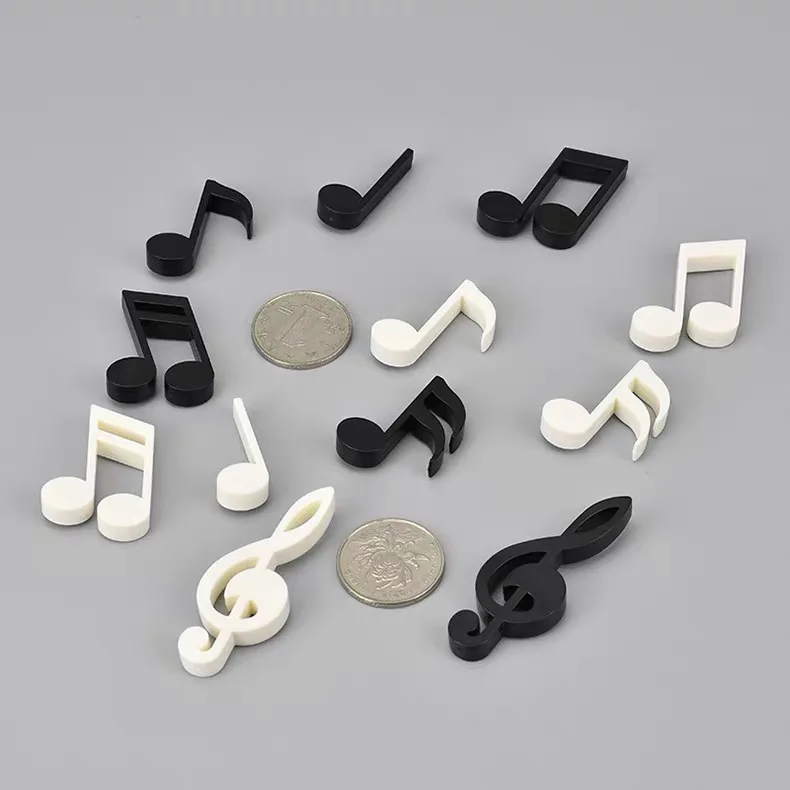 6 шт. креативные магниты на холодильник с музыкальной нотой черно белые модные