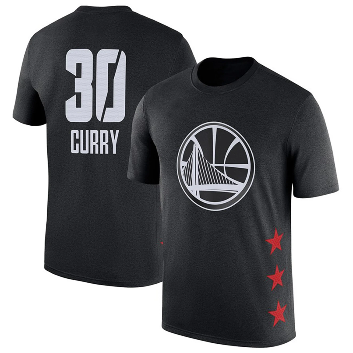 

Men's Basketball Jersey T-shirt, Golden State Warriors # 30 Stephen Curry Swingman Uniform, Christmas Gifts for Basketball Fans