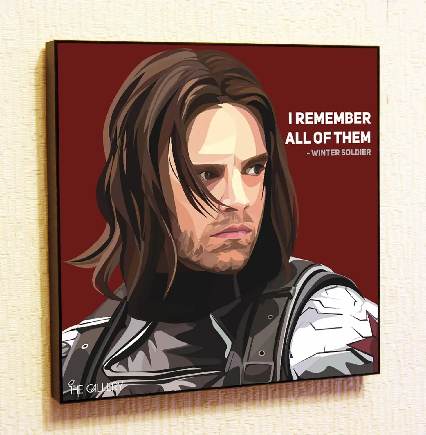 Winter Soldier Picture Poster pop art Marvel DC Comics print decor poster | Painting &amp Calligraphy