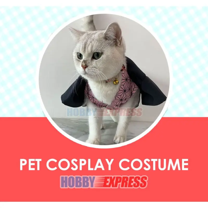 

Hobby Express Pet Cosplay Kimetsu no Yaiba Anime Japanese Cat Dog Costume ADP001