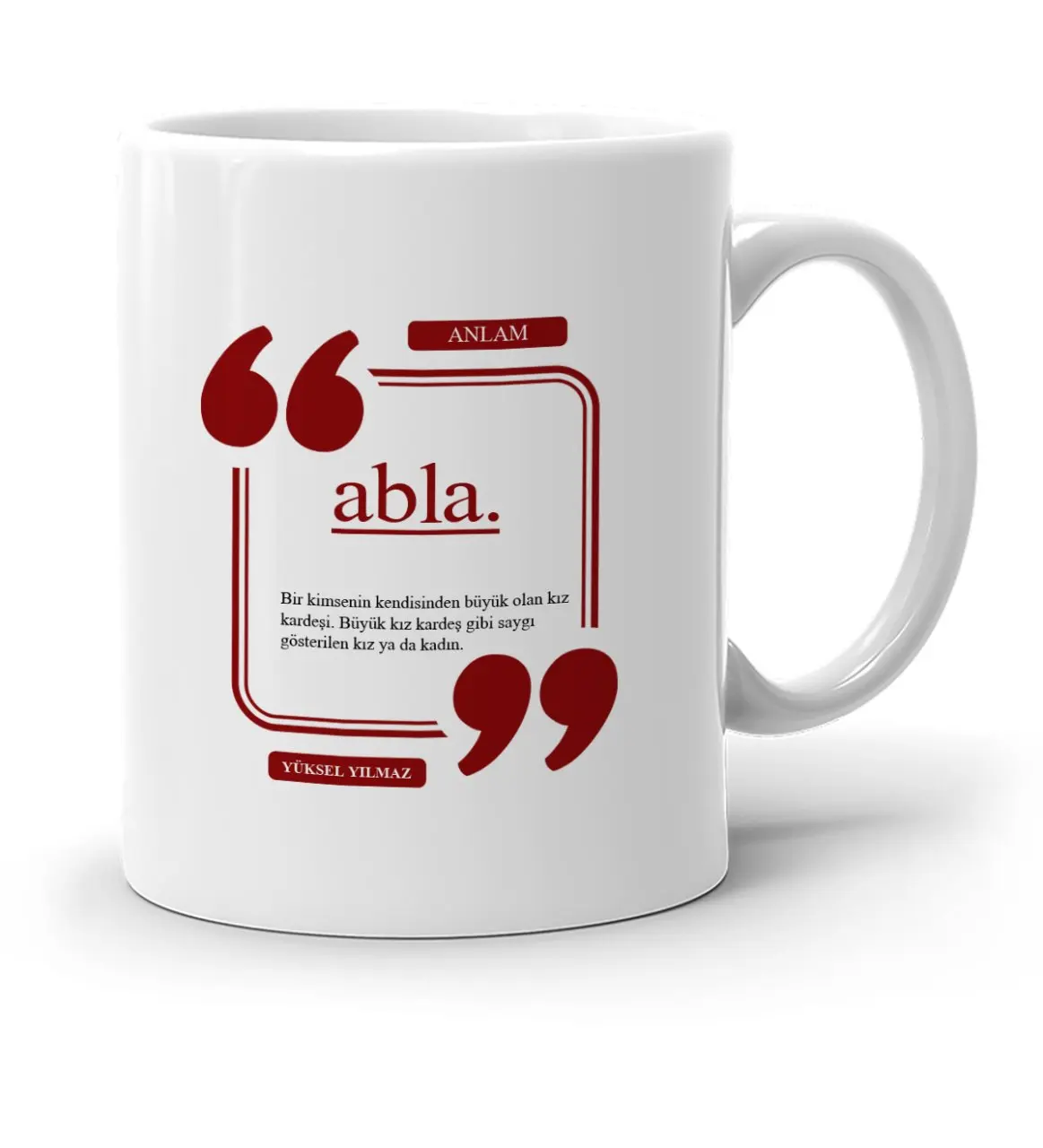 

Персонализированные большая сестра белая кружка чашка-4