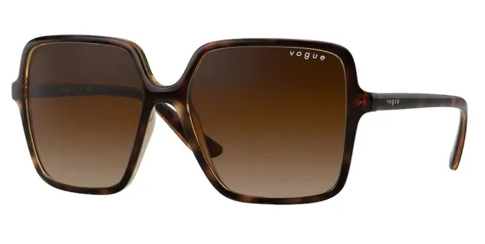 Vogue 5352 W65613 56 Vintage  Sunglasses, Brown Frame, Brown Gradient Lenses, High Quality  Vision, Women’s Sunglasses  2021