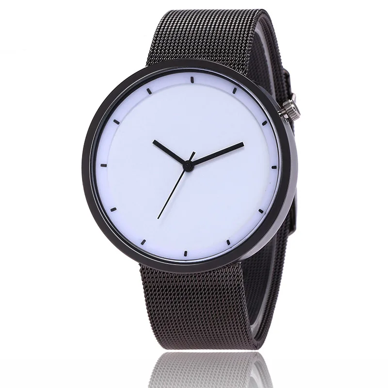 Белый WJ-7809 reloj mujer минималистичный стиль Модные Спортивные кварцевые мужские и женские часы пара часов простые relogio masculino горячая распродажа - Цвет: Белый