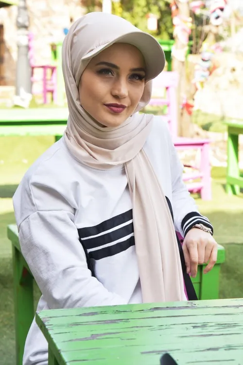 Boneli Hat Shawl Muslim Hijab Shawl Scarf Women Spring Summer Color Female Hijab Scarf Ladies Foulard Femme Muslim Veil