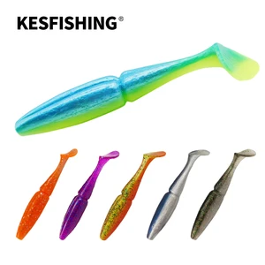 KESFISHING рыболовные приманки Easy Shiner 100 125 155 мм Мягкие силиконовые наживки на окуня искусственные Бесплатная доставка
