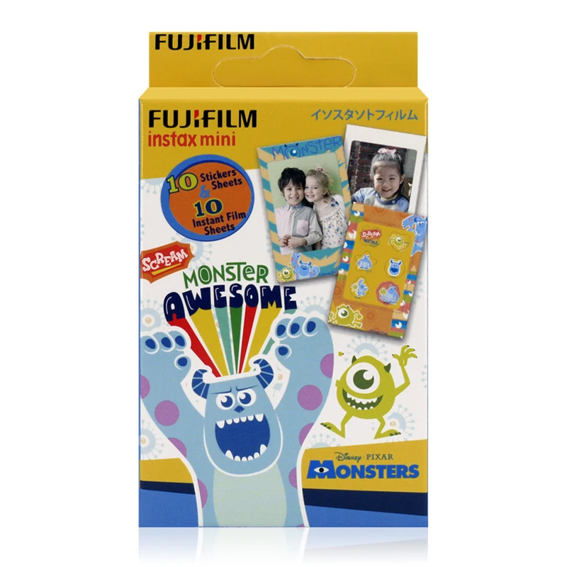 Fujifilm Instax Mini Monsters наклейка мгновенная 10 пленка для Fuji 7s 8 25 50s 70 90 & Share SP 1|instax mini|fujifilm