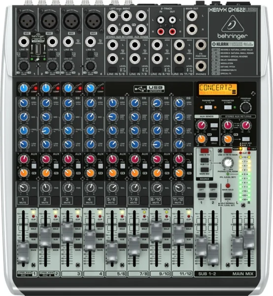 Микшерный пульт аналоговый Behringer Xenyx QX1622USB | Безопасность и защита