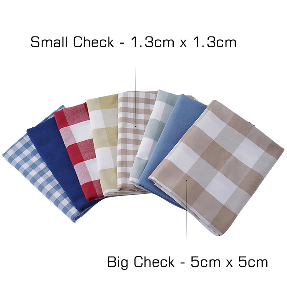 Винтажная однотонная тканая обивочная ткань в клетку синего и белого цветов