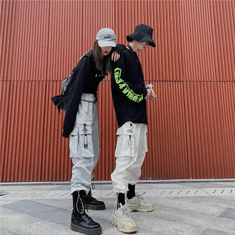 Костюмы Для женщин брюки для уличных танцев Одежда в стиле хип-хоп Светоотражающие Брюки для девочек танцевальные наряды костюм Go-Go одежда для сцены