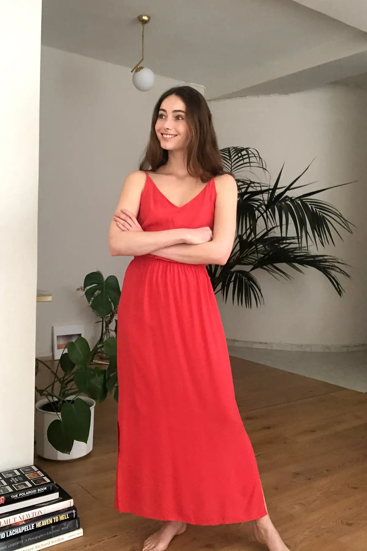 Черное платье с разрезами TWOSS19ST0132|Женские платья| |