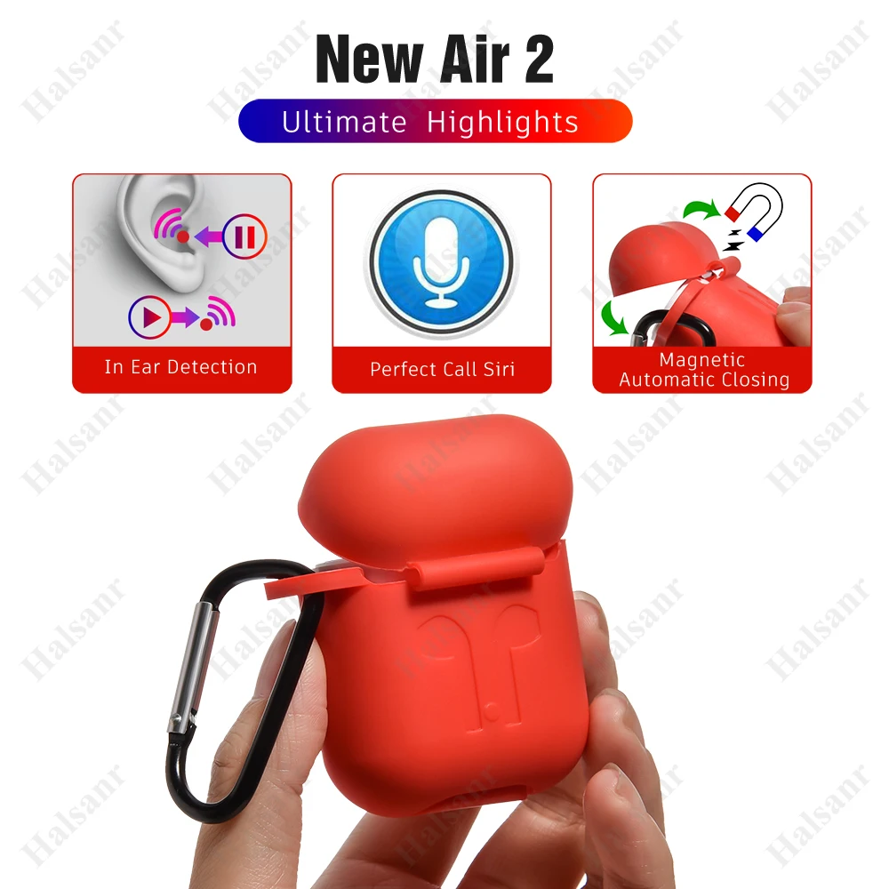 Новые беспроводные наушники Air 2 TWS вкладыши с функцией обнаружения идеальных