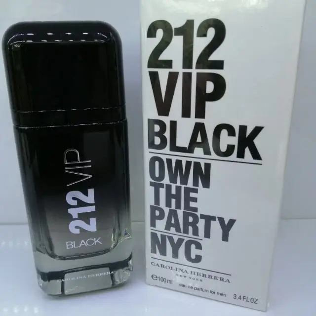 

New Brand Original Perfume Luxury 212 Vip Black Tester 100 ml