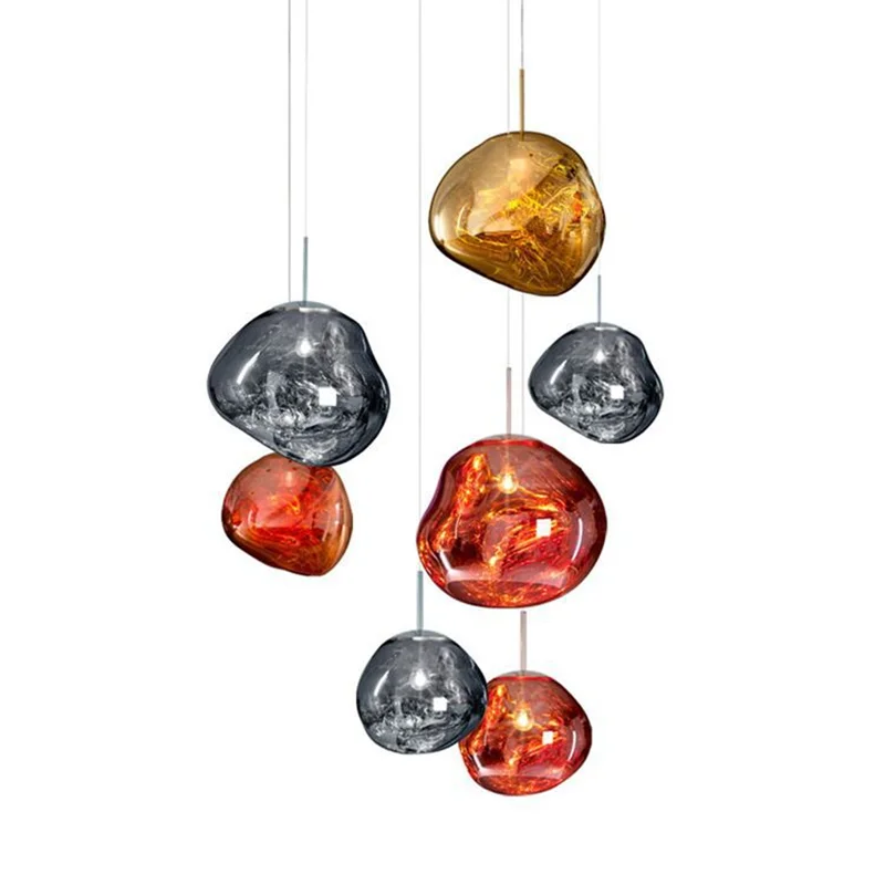 

Postmodern Lava Chandelier Nordic Restaurant Bar Creative Minimalist Decorative Ceiling Lamp Indoor Lighting