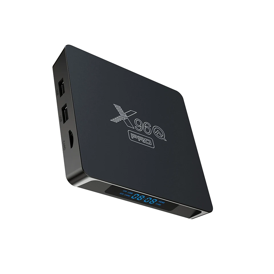 X96Q Pro Smart IP TV box Android 10 BOX Франция доставка Allwinner H313 2G 16G 2 4G/5G Wifi X96QPro Set top |