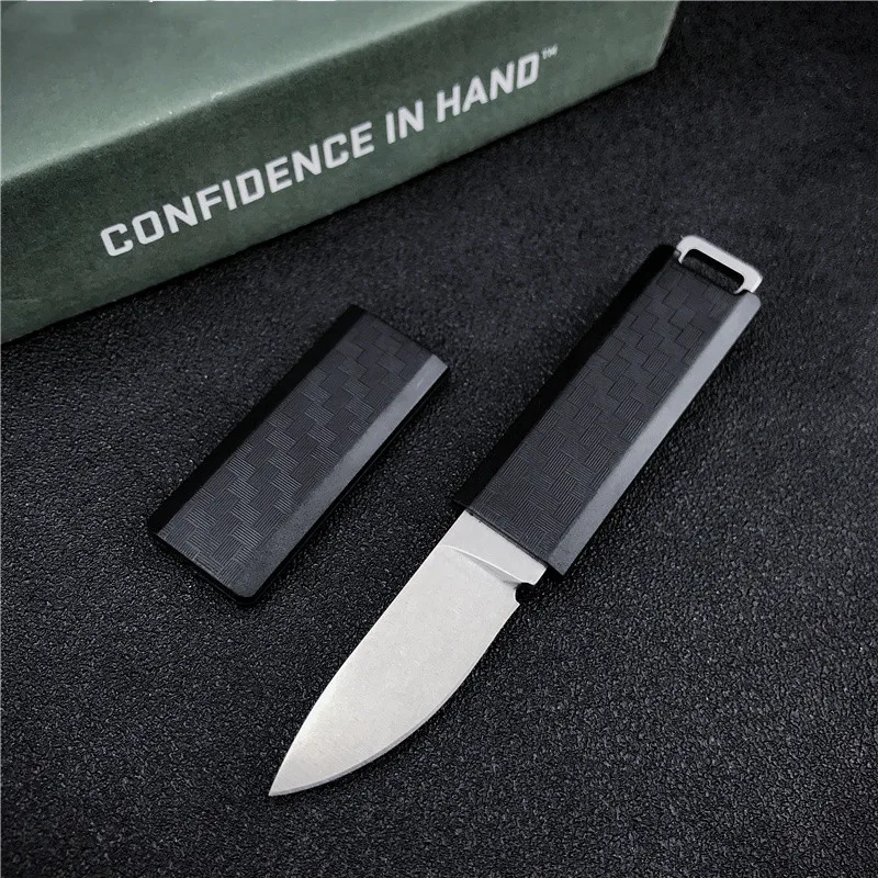 

OME CR 2425 MINI Fixed Blade Drop Point Knife Outdoor Self Defense Safty EDC Camp Fruit Cutter Multi Pocket Knives Tactical Tool