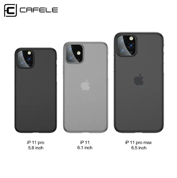 CAFELE PP чехол для iphone 11 pro max x Ультра тонкий коврик Чехлы Apple модный отрегулированный