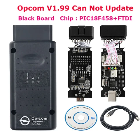 Автомобильный сканер OPCOM 2021 для Opel Flash, обновление прошивки OP-COM 1,99/1,95/1,70 V5 с PIC18F458 FTDI OBD2, диагностические инструменты