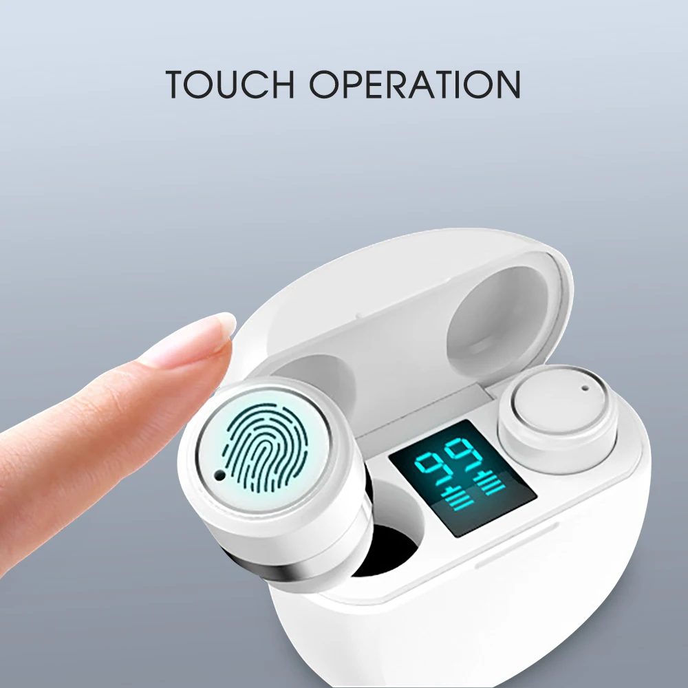 Bluetooth-стереонаушники Boei со светодиодной подсветкой и микрофоном | Электроника