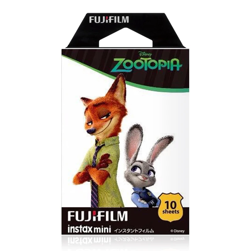 Fujifilm Instax Mini ZooTopia Instant 10 пленка для Fuji Mini 7s 8 8+ 9 25 50s 70 90 300 SP-1 2 принтера