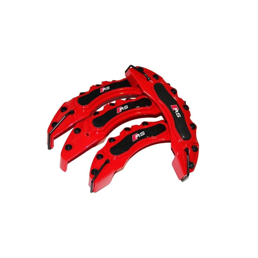 

For Audi RS Brake Caliper Cover 4 PCs Audi R White Black Blue Green Red Orange Yellow Auto Replacement parts Accessories Brake S