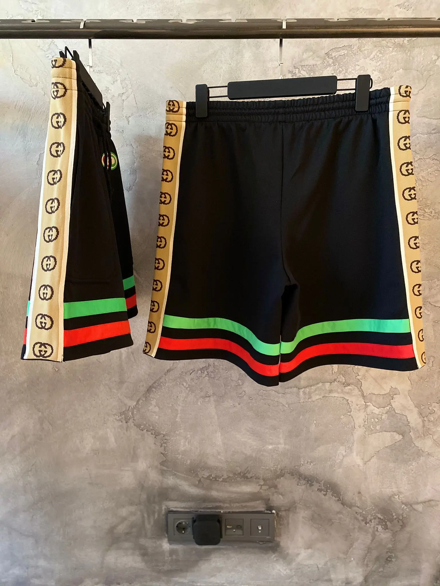 

Men's Summer Breeches Shorts 2021 Cotton Casual Bermudas Black Men Black Technical Jersey Bermuda In Polyamide gc