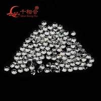 0 8 3mm round shape 0 5ct 100 natural white sapphire stones diy decoration jewelry accessories gifts wholesale loose gemstone
