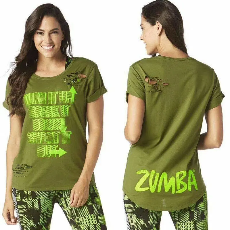 Одежда Zumba новинка дешевая Женская одежда для йоги аэробики и бега фитнеса zumba с