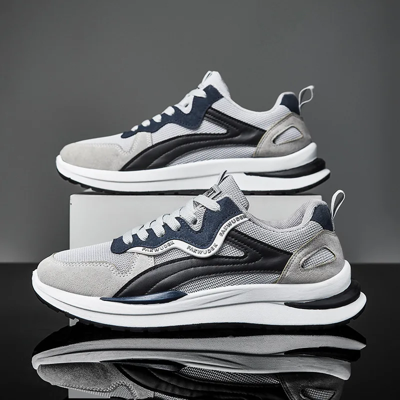 

2022 Men Casual Shoes Summer New Fashion Breathable Sneakers Light Shoes Male Tennis Sneaker Business Travel Footwear