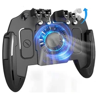 mobile game controller with cooling fan smartphone holder for pubg for fortnite l1r1 triggers for ios 4 7 6 5inch android phone
