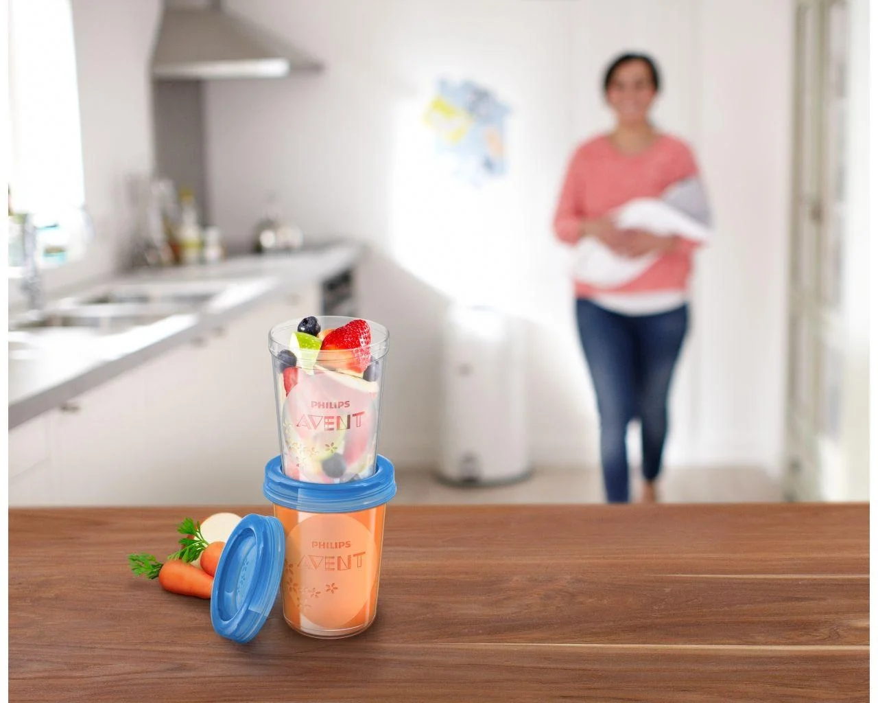 Philips Avent Набор контейнеров с крышками для хранения 240 мл 5 шт SCF639/05 | Мать и ребенок