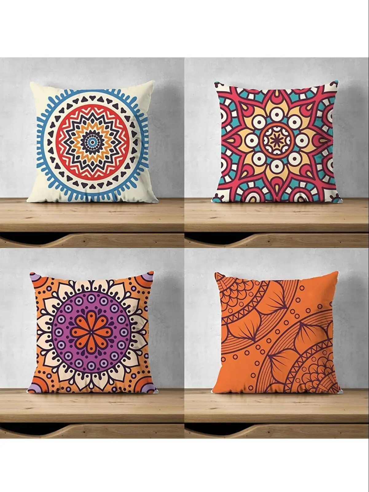 

4pcs Velvet Moroccan Style Double Sided Pillow Cover, Living Room Sofa Waist Cushion Cover, Pillow Cover Cushion Cover modern