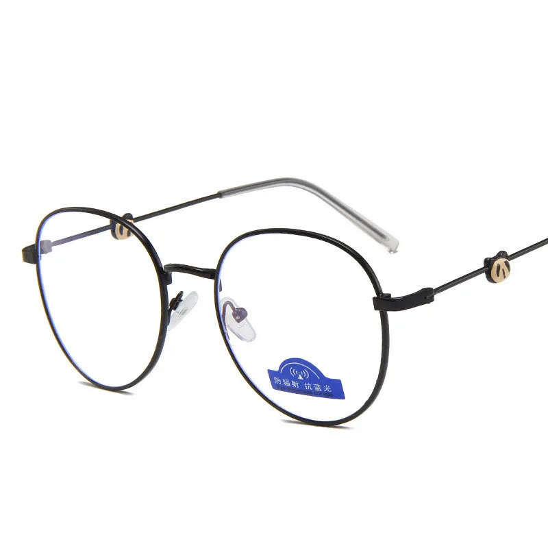 Модные ботильоны с закругленным чёрный синий светильник очки для мужчин и женщин