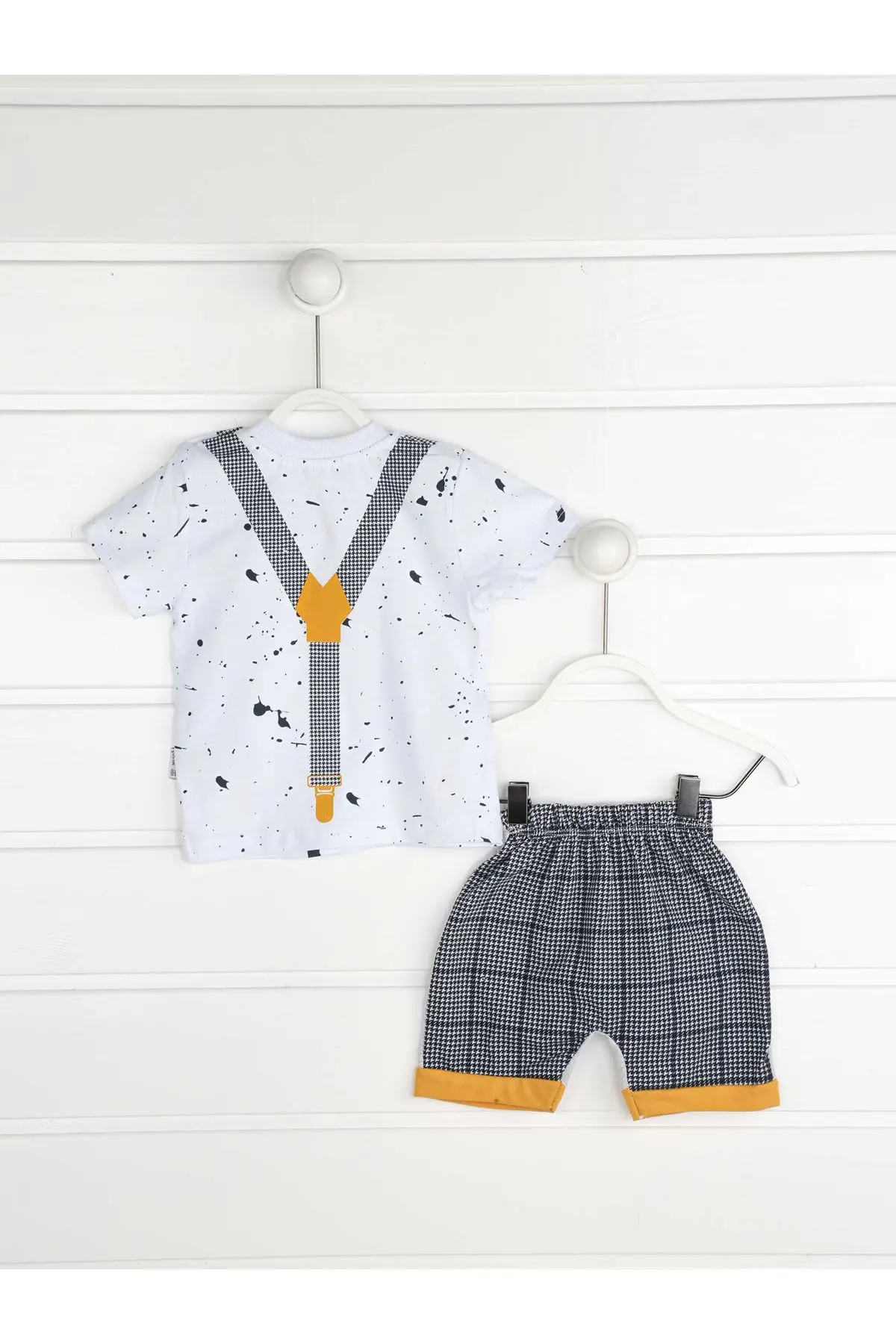 Желтый летний мужской костюм Papyonlu 2 li| |