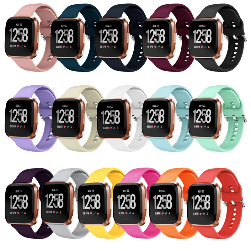 

Official Silicone Band For Versa Lite/versa 2 Sport Rubber Original Watchband For Fitbit versa /blaze Wristband Replace Bracelet