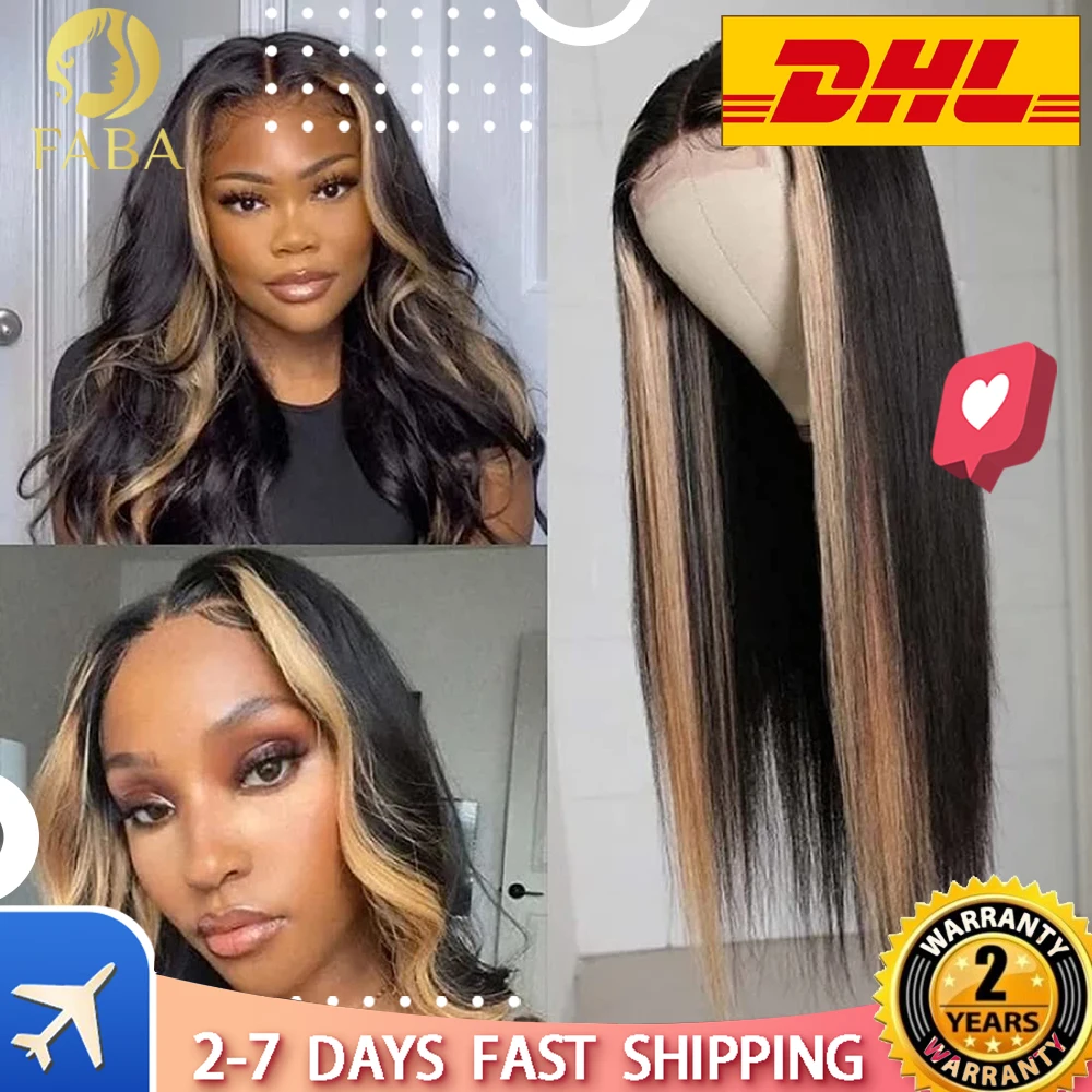 

Women's 4-27 Gradient Straight Hair Wig Brazilian Girl Hair 4X4 HD Lace Wig for Black Women 13x4 Transparent Lace Human Hair Wig