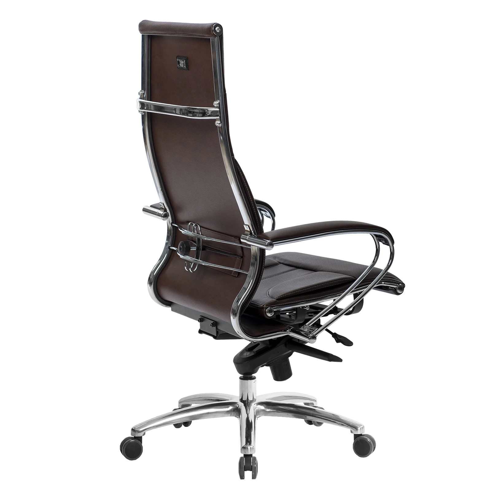 Кресло Samurai Lux (коричневое) компьютерное кресло с высокой спинкой. | Мебель