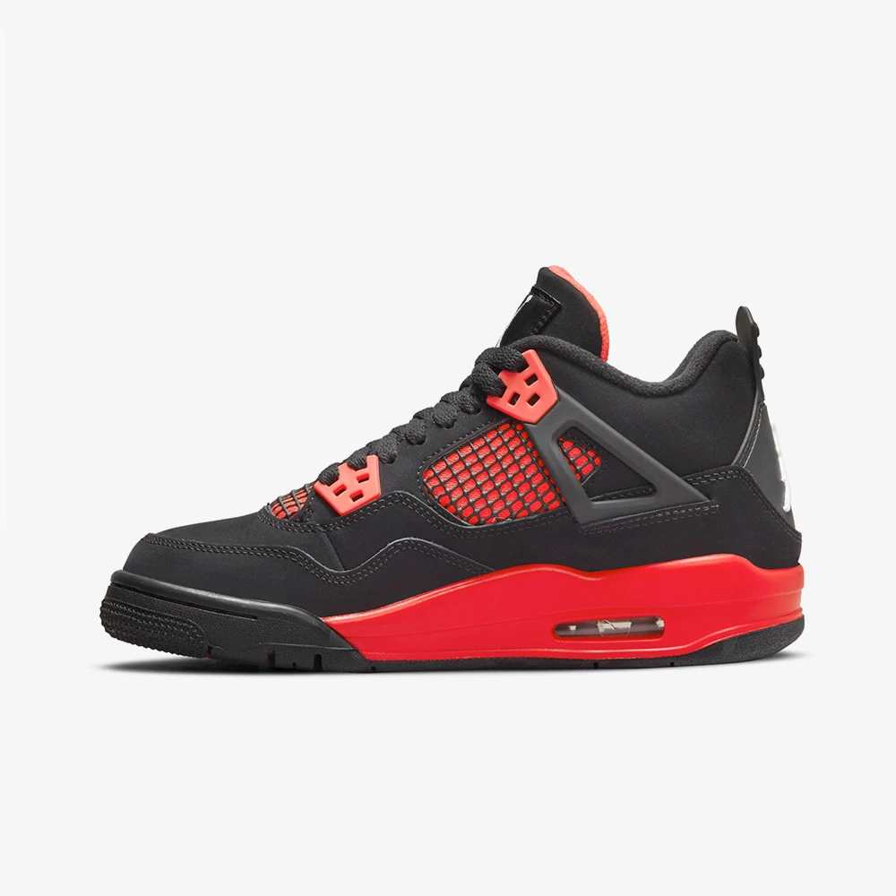 Оригинальные баскетбольные ботинки Nike Air Jordan 4 в стиле ретро Красный Гром (PS) для