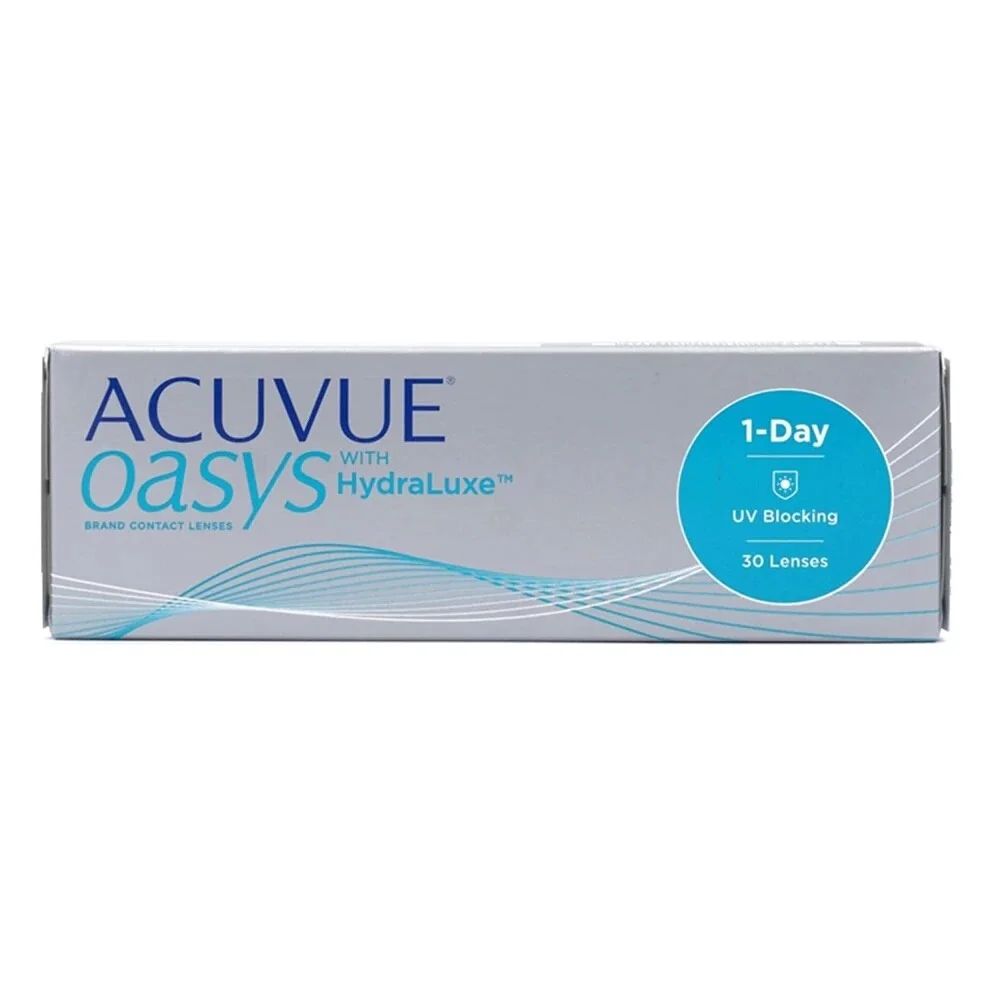 Оригинальные Контактные линзы Johnson & Johnson 1-Day ACUVUE Oasys with Hydraluxe 30 шт