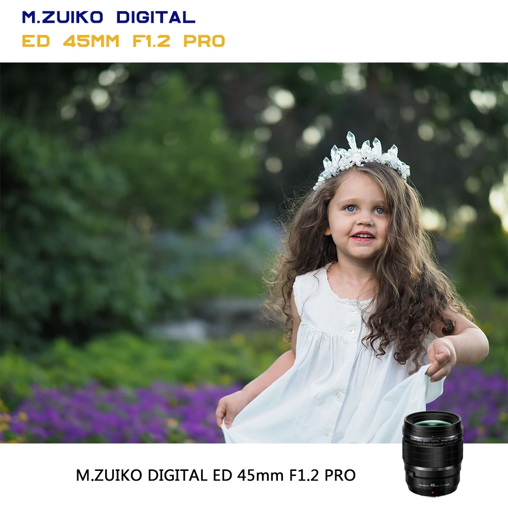 Сменный объектив Olympus M. ZUIKO DIGITAL ED 45mm F1.2 PRO(черный