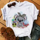 2021 женская модная одежда животное коала Графический женская футболка
