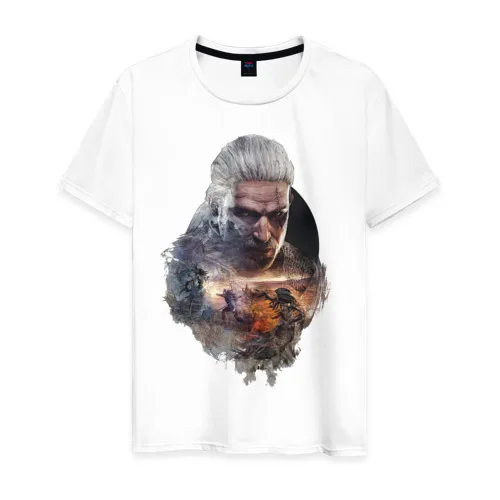 Мужская футболка хлопок The Witcher 3 | одежда