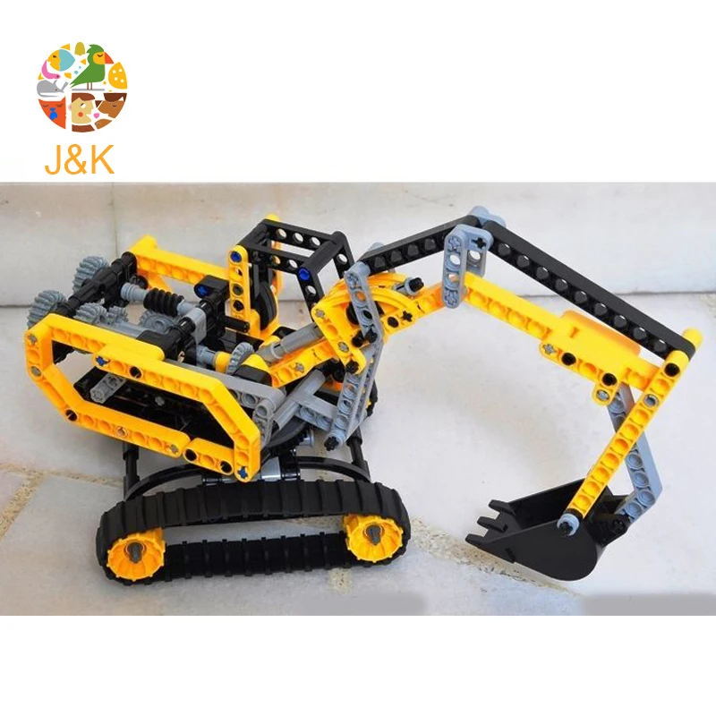 8419 286 шт. техническая Серия Модель Экскаватора Строительные блоки Кирпич
