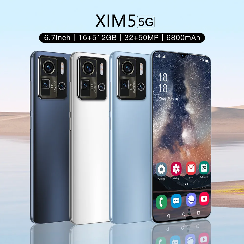 

Оригинальный смартфон XIM5, 100% дюйма, 12 Гб + 6,7 ГБ, Android 12