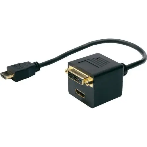 Кабель Y сплиттер HDMI к DVI D/HDMI|Компьютерные кабели и разъемы| |