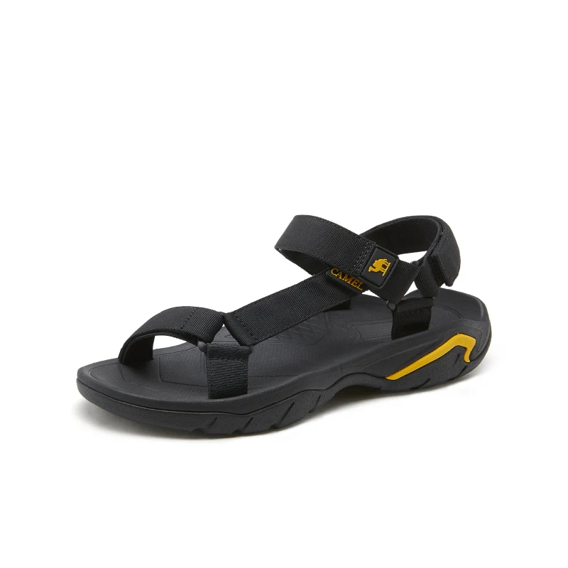 

Goldencamel Men Shoes Casual Flat Sandals for Men Sports Men Sandals Summer 2022 Fashion Velcro Concise Beach Shoes Male Sneaker