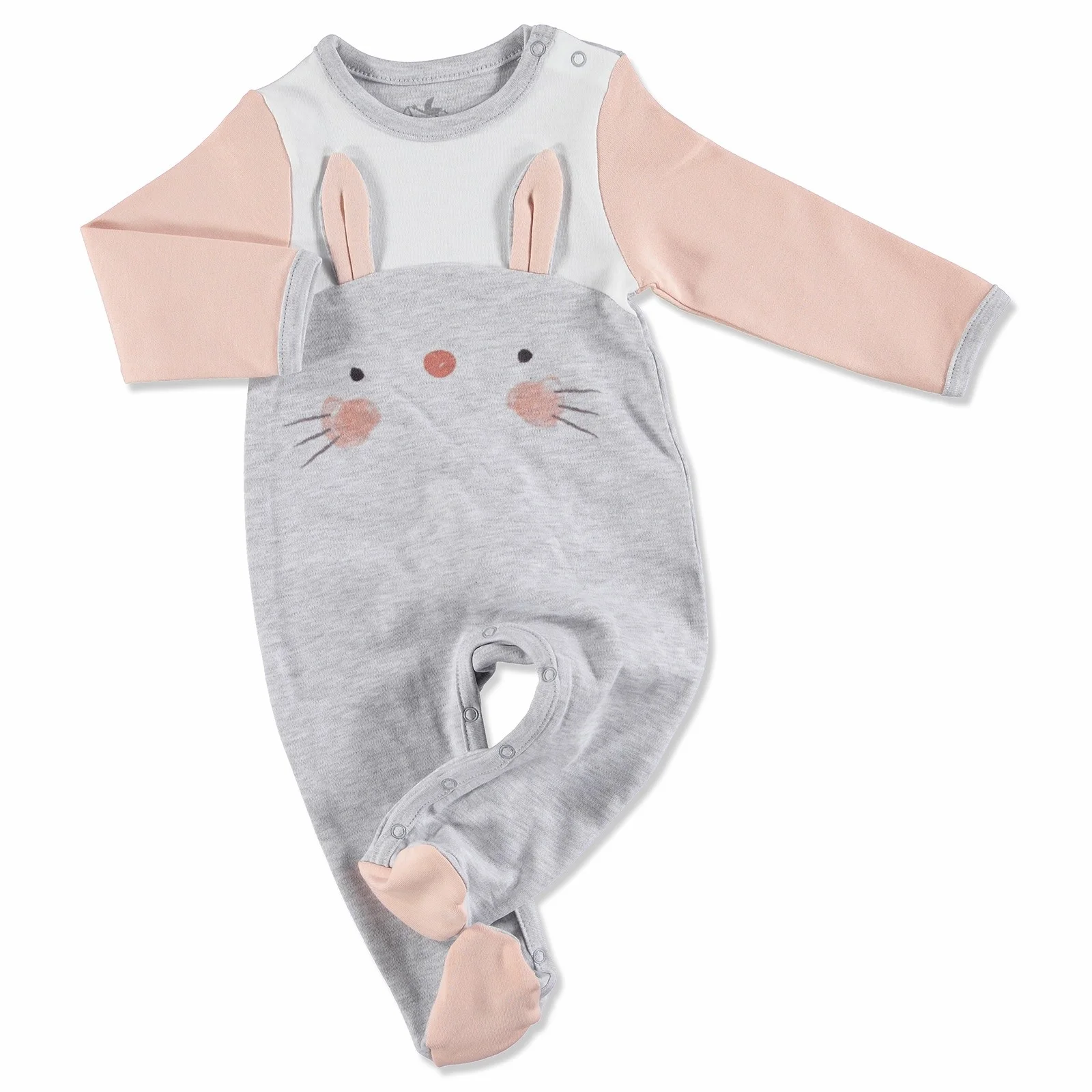 Ebebek/модный клубный Детский комбинезон с рисунком кролика для новорожденных| |