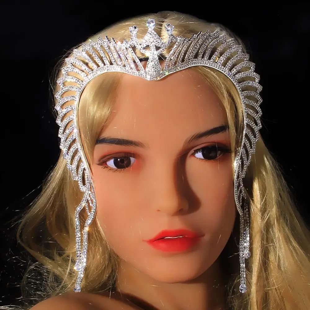 Aquaman Trident Queen Хрустальная Свадебная Корона повязка на голову Свадебные украшения