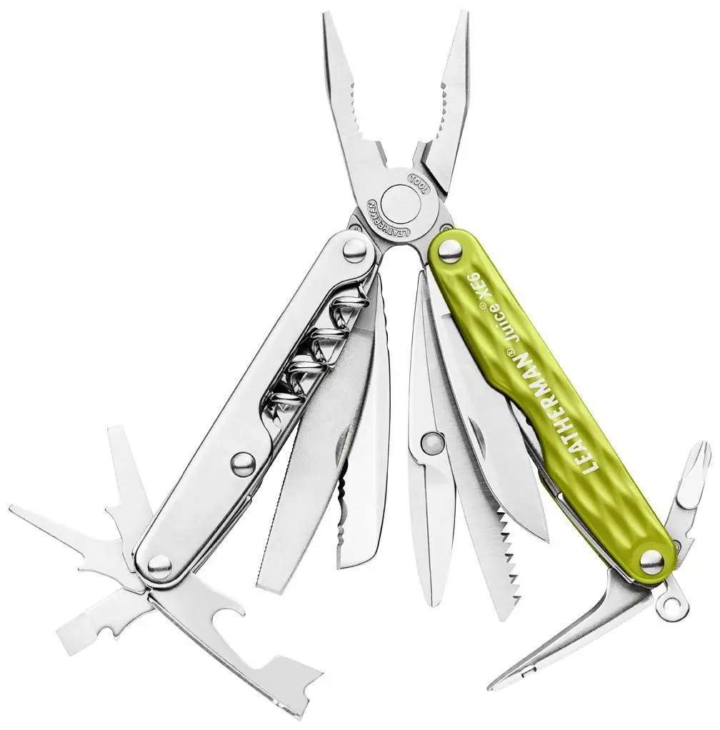 Мультитул Leatherman Juice Xe6 18 функций болотный (подарочная упаковка)|Ножи| |