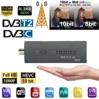 haohsat dvb t2 set top box t2mini italian digital terrestrial decoder t2 c tv tuner h 265 hevc 10 bit tv set top box