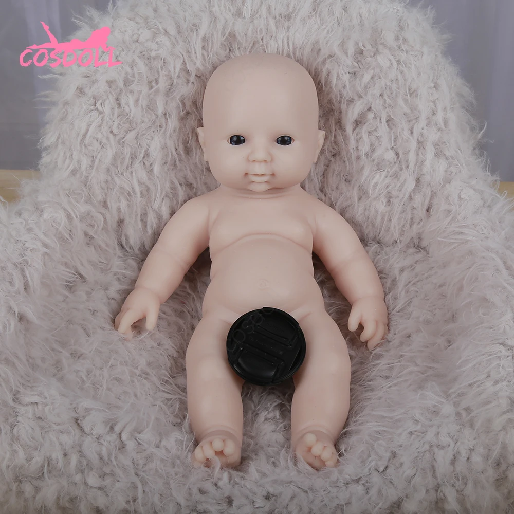 

Reborn Doll 31CM Baby Toys Unpainted semifinished articles Silicone Full Body Toddler Newborn Doll Kids Cute Toy For creation